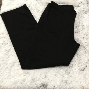 Riders by Lee Indigo deep dyed 5 pocket black jeans Woman’s size 18M